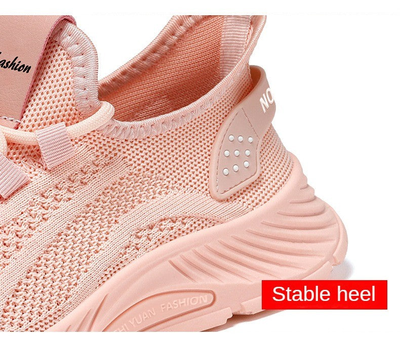 ?Sapatos Femininos Verão 2025 Tênis Casual Malha Respirável Leve Acessível Frete Grátis?