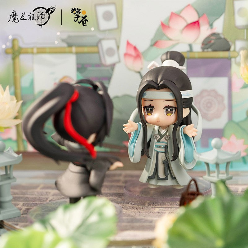 Qingcang Mo Dao Zu Shi Welcome By Qingpan Series Q-Version Anime Figure Wei Wuxian&Lan Wangji Weiying Lanzhan Modelo de Coleção