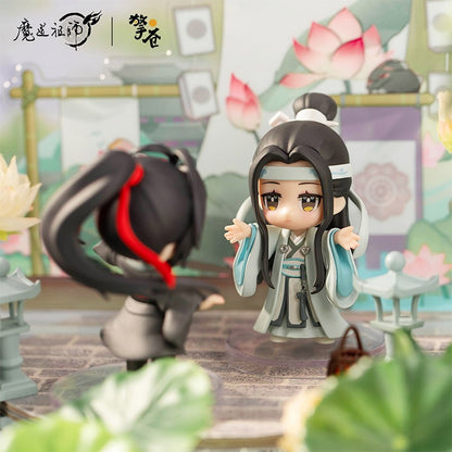 Qingcang Mo Dao Zu Shi Welcome By Qingpan Series Q-Version Anime Figure Wei Wuxian&Lan Wangji Weiying Lanzhan Modelo de Coleção