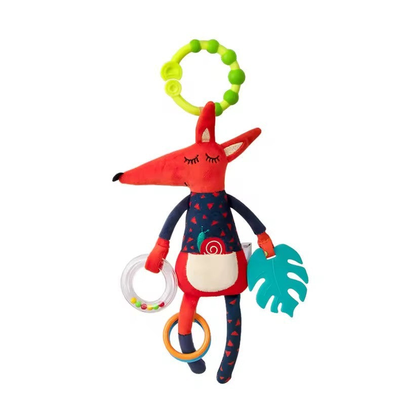 Baby Rattles Soft Giraffe Infant Crib Bed Stroller Spiral For Newborns Car Seat Early Education Development Handle Toys Gifts