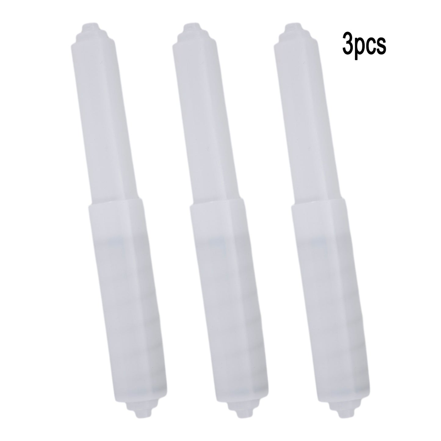 1/3PCS Replacement Toilet Roll Paper Shaft White Plastic Toilet Roll Holder Roller Spindle Insert Spring For Bathroom Accessory