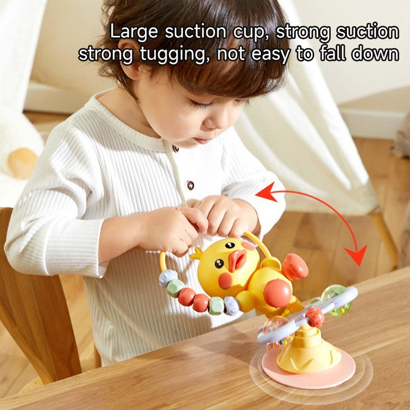 Baby High Chair Toy Rattles Set Fun Montessori Baby Dining Table Suction Cup Toys Early Development Fine Motor Skills Toy Gifts