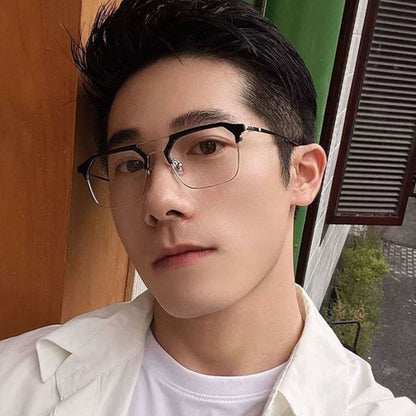 Luxury Brand Square Black Frame Myopia Glasses Anti-blue Light Women Men Near Sight Eyeglasses Unisex Goggles Diopters 0 To -6.0