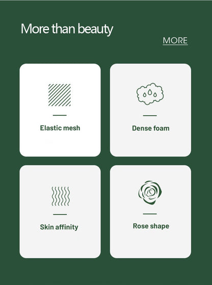 Elastic Mesh Lanyard Design, Body Cleaner Exfoliating Bath Flower, Nylon Cleaning Brush Bath Puff Body Cleaning