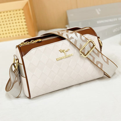 New Luxury High Quality Women Messenger Bag Famous Designer Lady Shoulder Bags Fashionable Checkered Trendy Crossbody Sac A Main