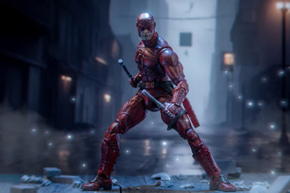Mafex Daredevil Action Figure 223 SHF KO Version PVC Statue Comic Collection Spiderman Themed Gift Toy for Ages 15+