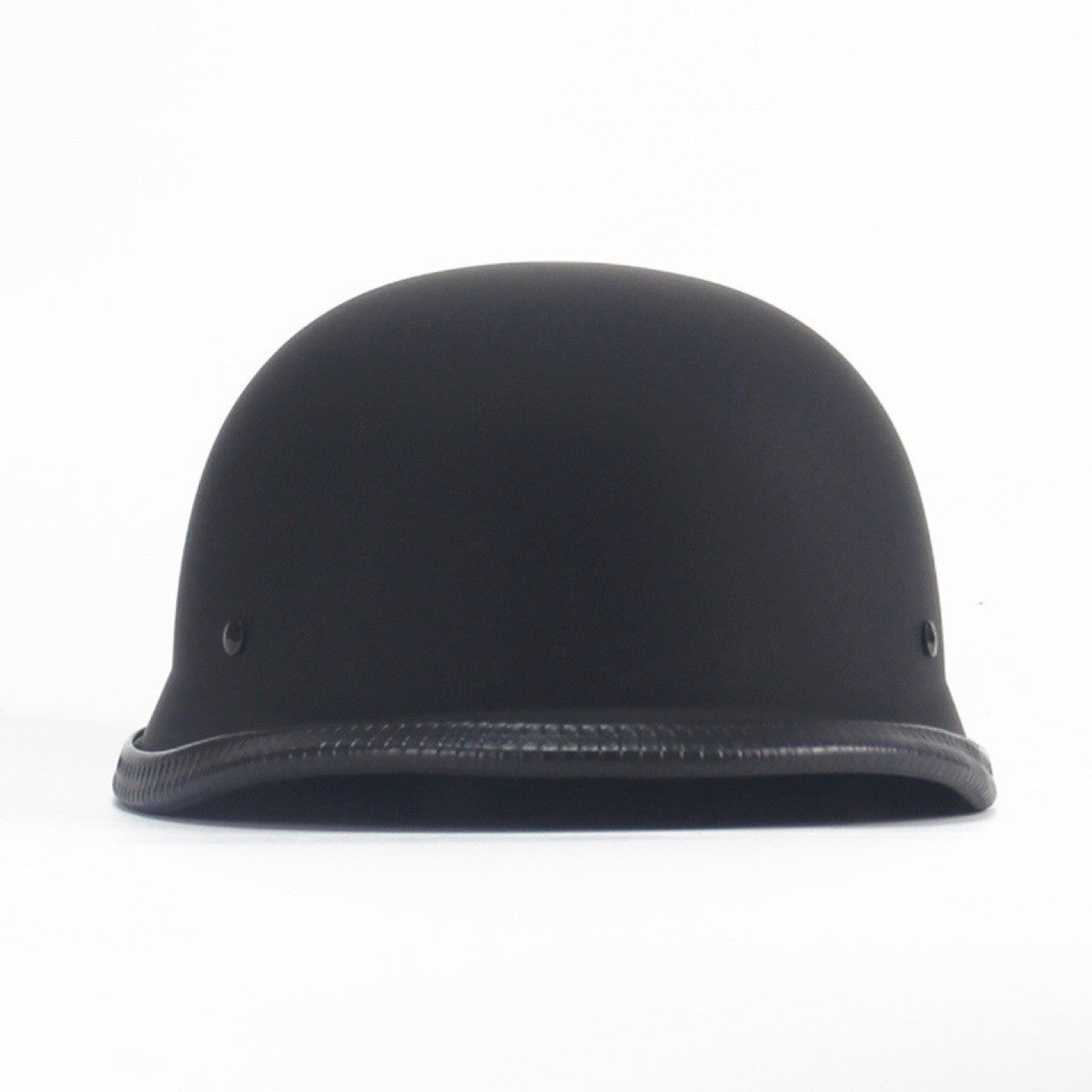 Vintage Motorcycle Cruiser Helmet Half Face German Helmet Motorcycle Helmet Bright Black Car-styling DOT