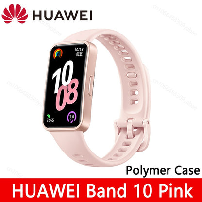 2025 NOVO Smartwatch HUAWEI Band 10 Original Compatível com IOS e Android, Monitoramento do Sono, Monitor de Saúde, 14 dias de bateria