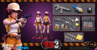 TUNSHI STUDIO Original Metal Slug Series Boneca de Pano de 6 polegadas Leona Clara Ralph Action Figura de Mobilidade Articulada Modelo de Brinquedos Presentes