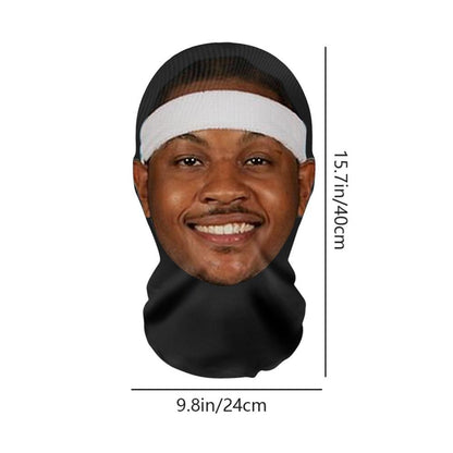 New 3D Printed Mask Full Face Mask Simulation Character Celebrity Face Funny Headgear for Fans Cosplay Role Play Face Mask