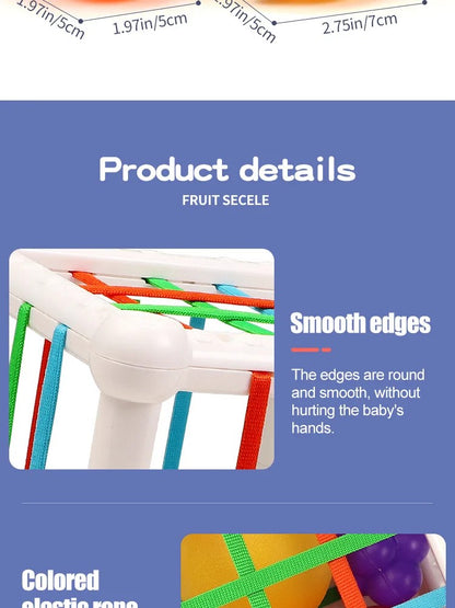 7Pcs Kids Educational Cube Shape Matching Stacking Learning Toys Educational Play Games Baby Toys