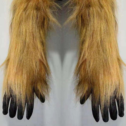 Halloween Mask Planet Chewbacca Hood Latex Plush Mask Star Wars Cute Animal Dress Up Movie