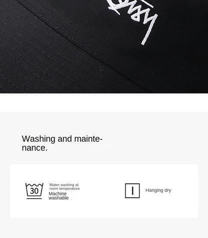 Big Head Letter Bucket Hat for Men Women XL Large Hip Hop Cap Fisherman Hat Summer Sun Hat Plus Size Panama