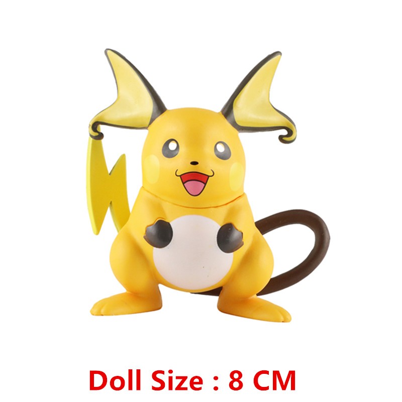 Boneco de Anime Pokémon Pikachu Charizard Mewtwo Dragão Voador Figura de Coleção de Monstros de Bolso Brinquedos de Ação Modelo Presente de Aniversário Infantil