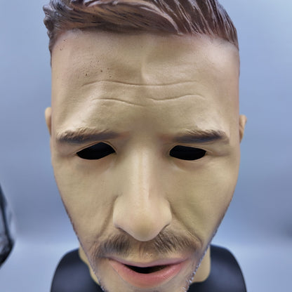 Realistic Latex Male Mask Chris Hemsworth Celebrity Mask Halloween Carnival Costume Party Fancy Dress Adult Prank Head Cover