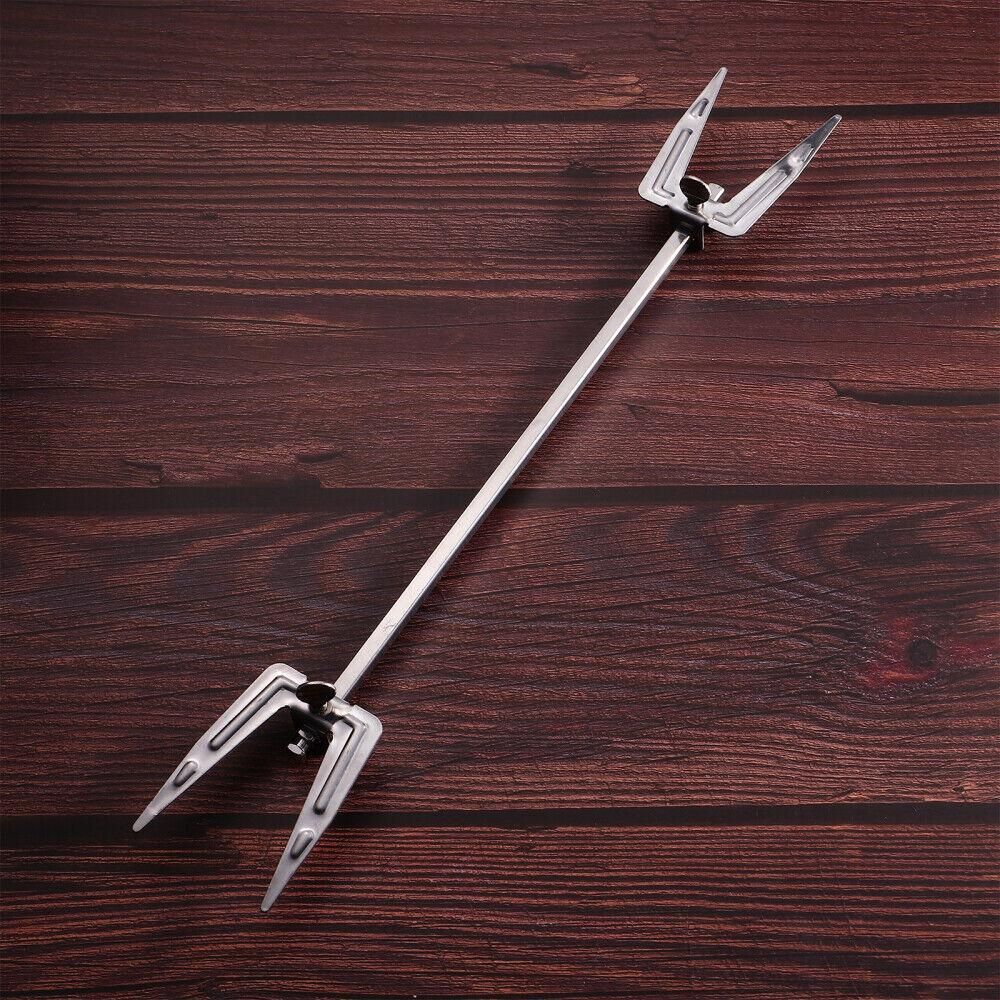 Chicken Roasting Rack Barbecue Rotisserie Spit Oven Air Fryer Fork Rotating