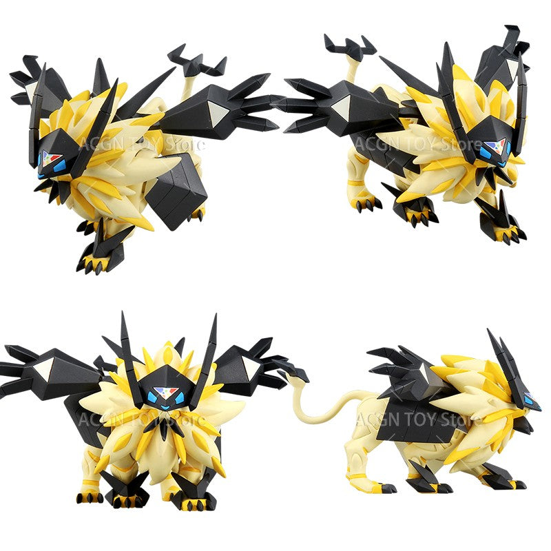 Bonecos e figuras de ação Pokémon TOMY originais: Zacian, Zamazenta, Reshiram, Arceus, Lunala, Rayquaza, Giratina, Zygarde, Palkia, Kyogre - Brinquedos de PVC