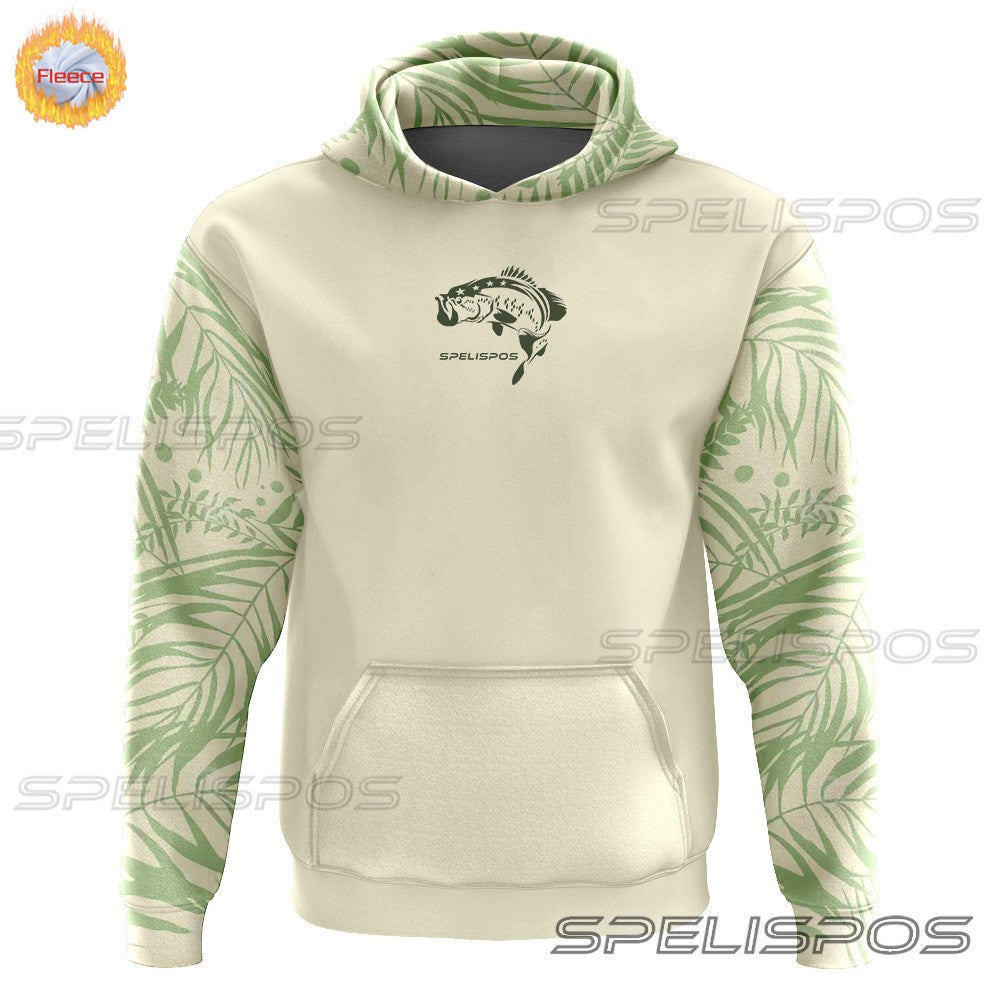 SPELISPOS Roupa de Pesca Masculina Inverno Quente Jaqueta Suéter Casual Esportes ao Ar Livre Manga Longa Roupas com Capuz para Pesca