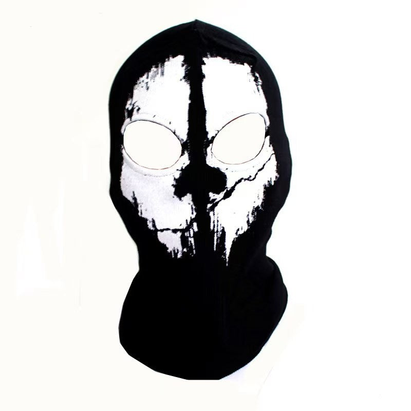 Halloween new mask Black Mask Balaclava Beanies Hats Men Ghost Skull Full Face Warmly Mask Hood Beanie Ggorros Hombre Casquette