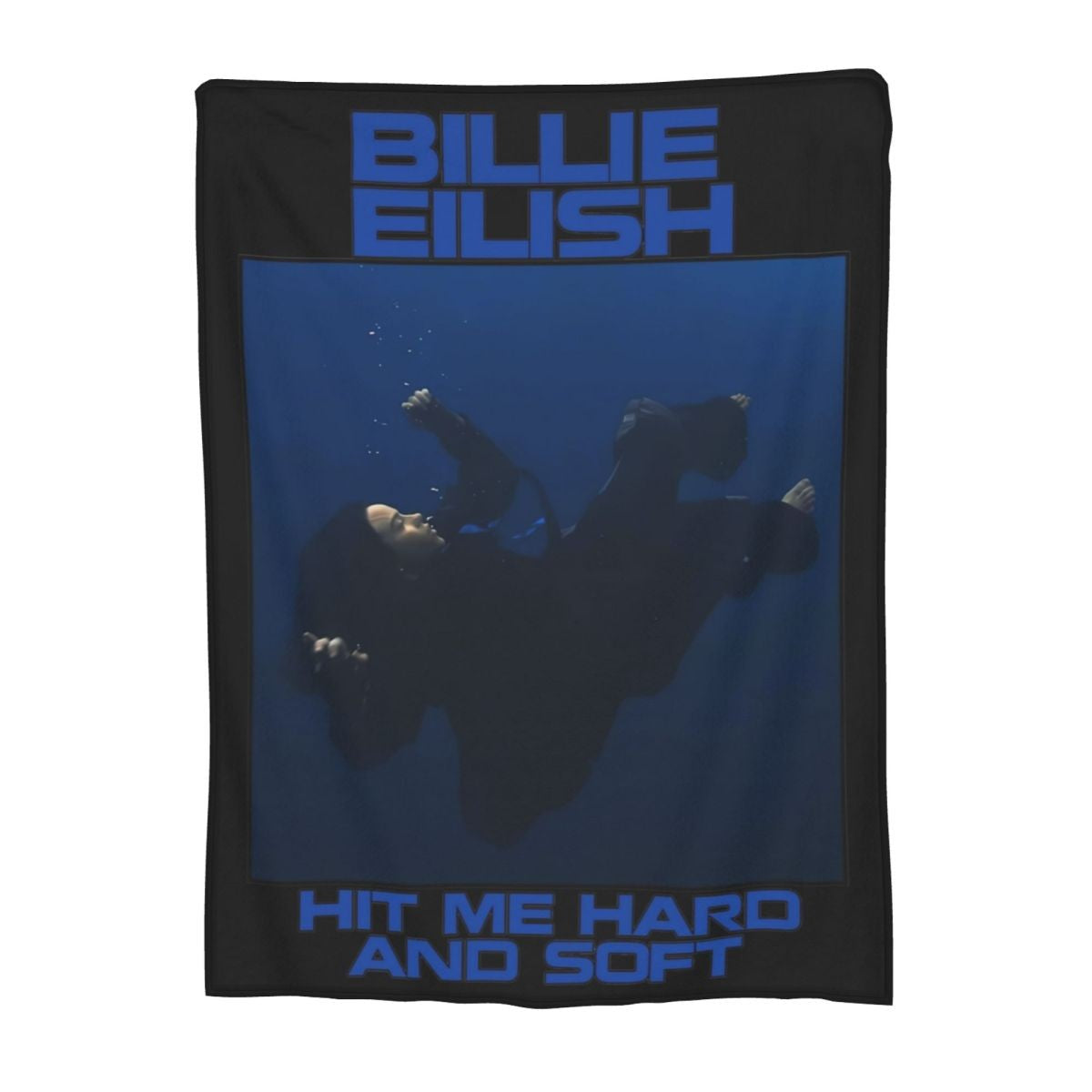 Manta de Lã Hit Me Hard And Soft Merch Billie Macia e Aconchegante para Carro e Quilt