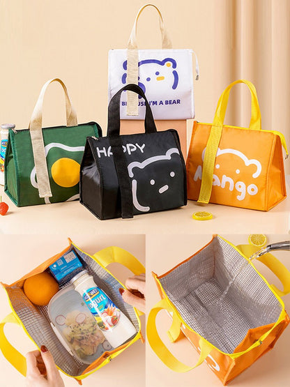 Preservation Baby Food Milk Bottle Heat/cold Storage Insulation Bags Waterproof Swan Bag Lunch Bag Infant Kids Food Bag