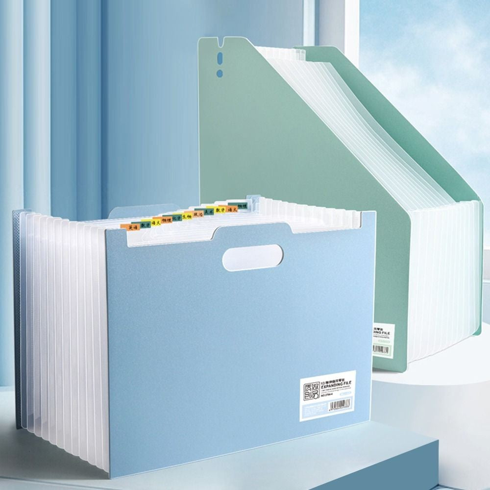 Office School Supplies Vertical Organ Pack New With Classification Stationery Multilayer File Folders Plastic A4 Paper Holder
