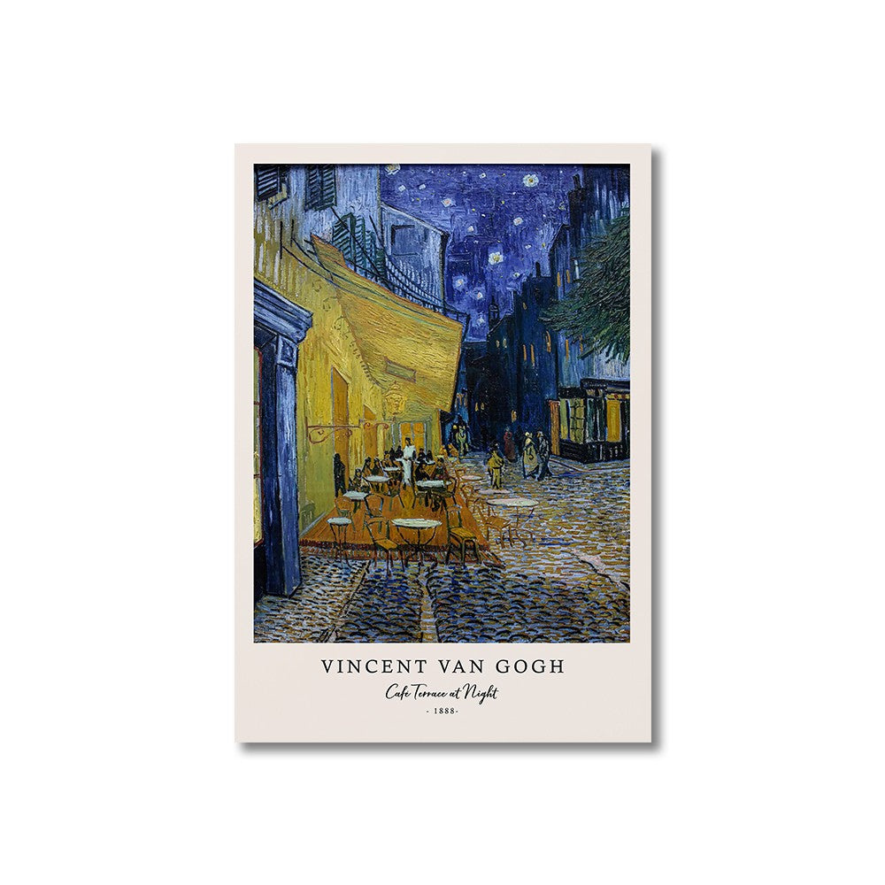 Vincent Van Gogh Writings Prints and Posters Great Work The Starry Night Canvas Painting Decorations for Living Room Wall Art