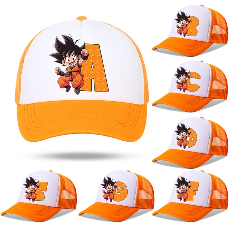 New Dragon Ball Baseball Cap Cartoon Anime Figure Goku Print Kid Hat Boys Athleisure Adjustable Hats Sport Fashion Birthday Gift