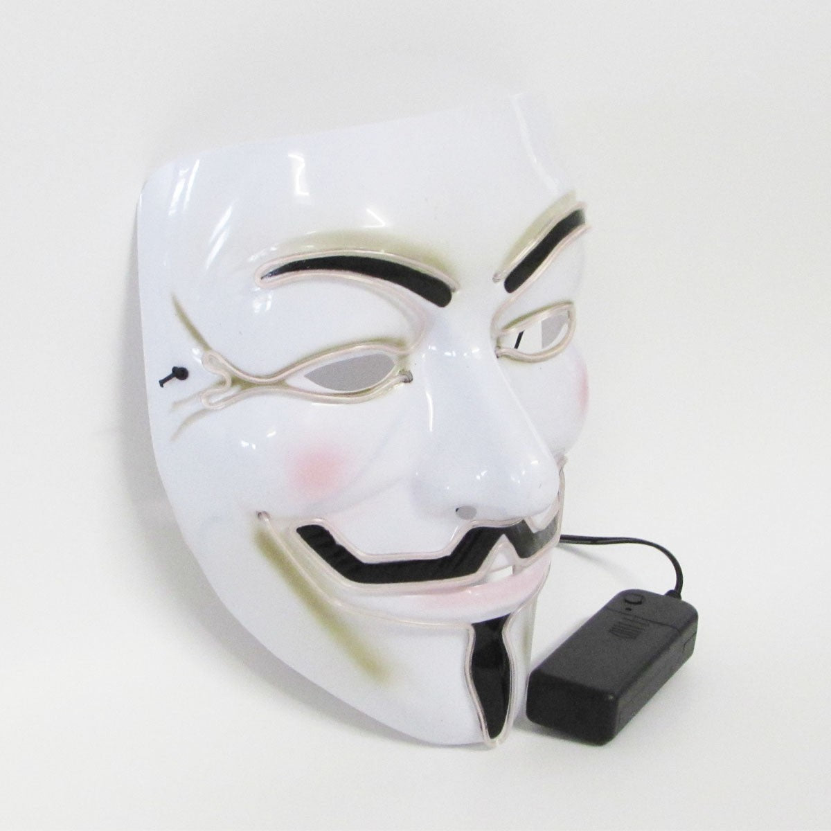 Halloween LED Vendetta Mask Night Club Carnival Party Festival Decoration Cosplay Vendetta Guy Fawkes Mascara Glowing V Mask