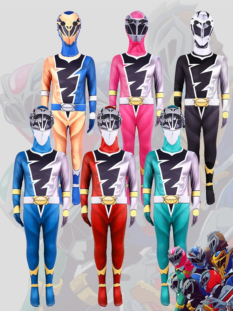 Anime Fancy Adult  Ranger Kishiryu Sentai Ryusoulger Cosplay Costume Jumpsuit Halloween Party Role Play Men Clothes