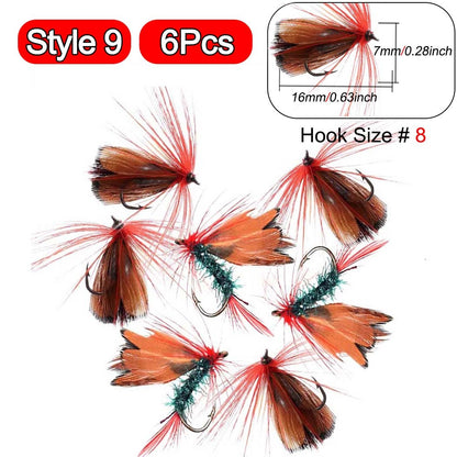 5 Peças Latão Beadhead Pavão Herl Buzzer Fly Isca de Pesca no Gelo Jig Ninfas Larvas para Pesca de Truta Perca Bluegill