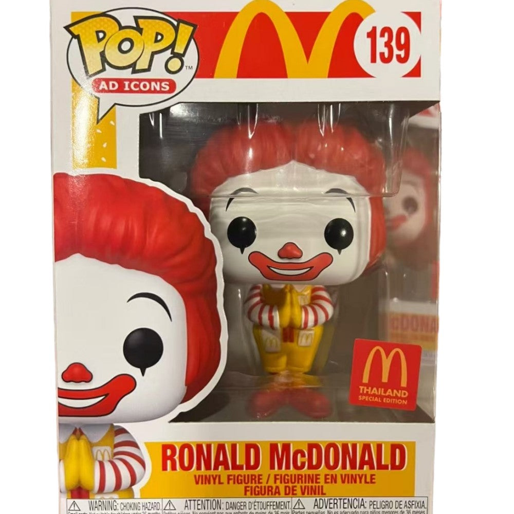 McDonald's Series Boneco de Ação Original Funko Pop Hambúrguer Batatas Fritas Speenee Grimace Brinquedos de Coleção Edição Limitada Presentes
