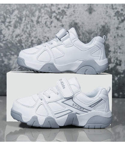 White Breathable Children Walking Shoes Summer Mesh Casual Sneaker for Kids Boys Outdoor Sport Tennis  Anti-Slip