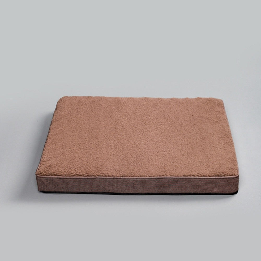 Tapete para Cama de Cachorro com Zíper Removível Colchão para Pets Tapete para Dormir Lavável para Cachorros Almofada para Animais de Estimação, Adequado Para o Inverno