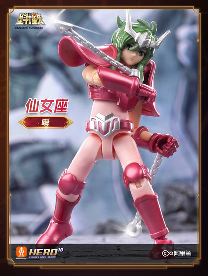 Blokees Galaxy Versão Gold Saint Boneco de Ação Libra Dohko Sagitário Campeão Seiya Mu Aiolia Brinquedos de Montar Presente Infantil