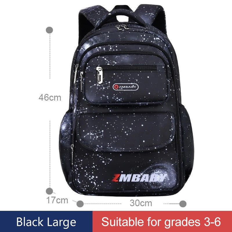 Mochila Escolar Ajustável para Crianças Meninos Meninas Leve Design Crescimento Impermeável para Ensino Fundamental