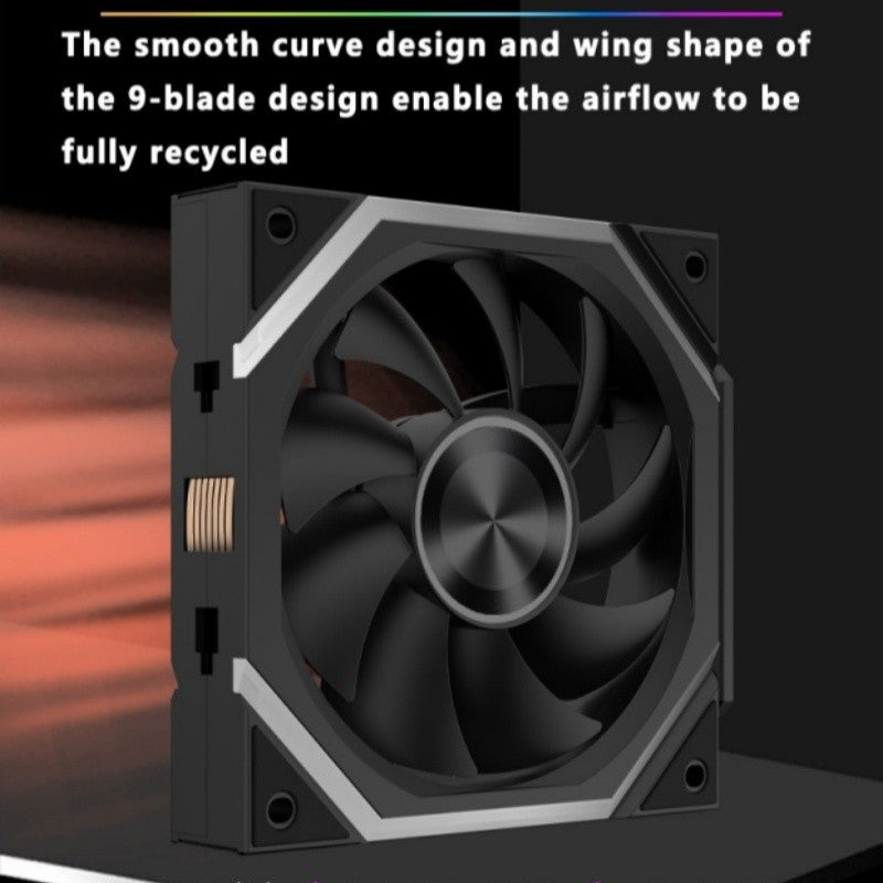 ICE Whale WX-3 Wireless Splicing Fan ARGB Air-Cooled Cooling Accessories 1600RPM 12CM Chassis Fan