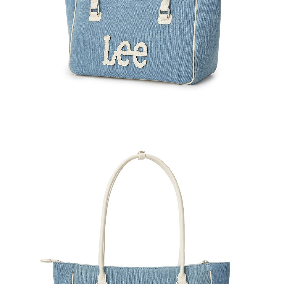 LEE Women Crossbody Shoulder Bag Double-strand Arched Handle Design Daily Travel Shopping Bag Stylish College Student Tote Bag