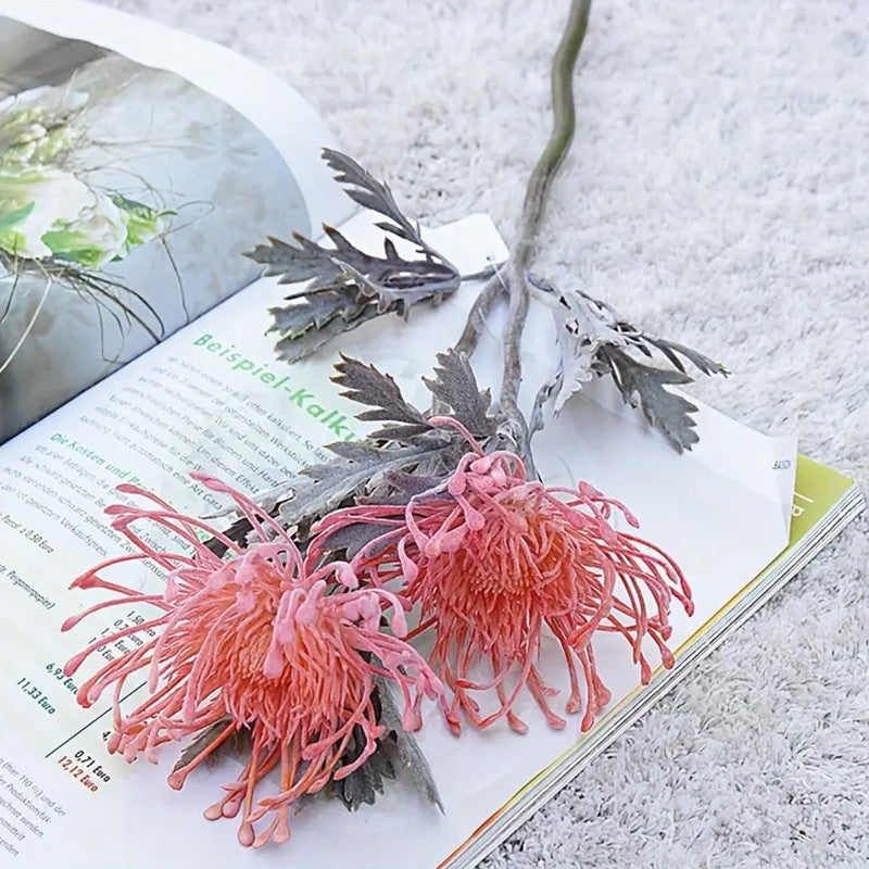 Lifelike Artificial Large Spider Chrysanthemum Flower Home Room Decor Fake Flower For Wedding Christmas Easter Tabel Floral