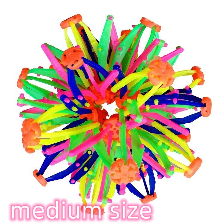 1 Pcs Outdoor Magical Colorful Telescopic Ball for Children Birthday Baby Shower Party Celebration Kindergarten Gift Reward