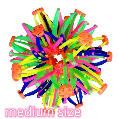 1 Pcs Outdoor Magical Colorful Telescopic Ball for Children Birthday Baby Shower Party Celebration Kindergarten Gift Reward