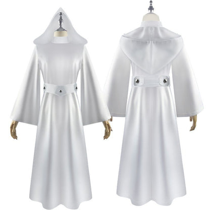 ostume de cosplay de batterie de jeu d'anime pour les femmes, costume de cosplay de document solide simple, manches longues, fen