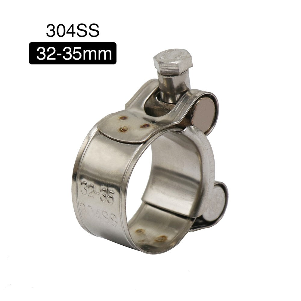 ZSDTRP 26-63mm Stainless Steel Motorcycle Exhaust Clamp Clip For Slip-on Motorcycle Muffler Clamp Kit