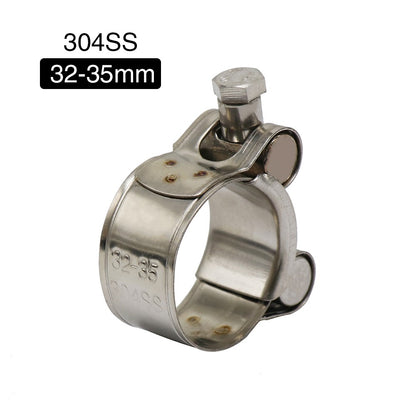 ZSDTRP 26-63mm Stainless Steel Motorcycle Exhaust Clamp Clip For Slip-on Motorcycle Muffler Clamp Kit