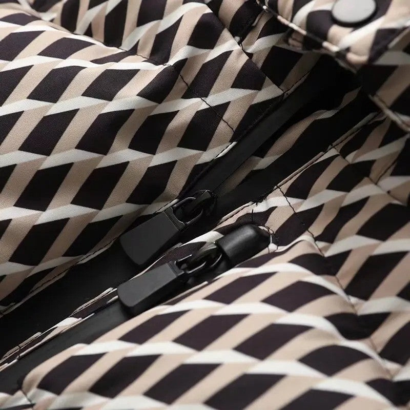 2025 New Women'S Fashion Waist With Belt Hooded Down Cotton Jacket Commuting Warm Windproof Jacket More Comfortable To Wear