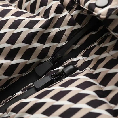 2025 New Women'S Fashion Waist With Belt Hooded Down Cotton Jacket Commuting Warm Windproof Jacket More Comfortable To Wear