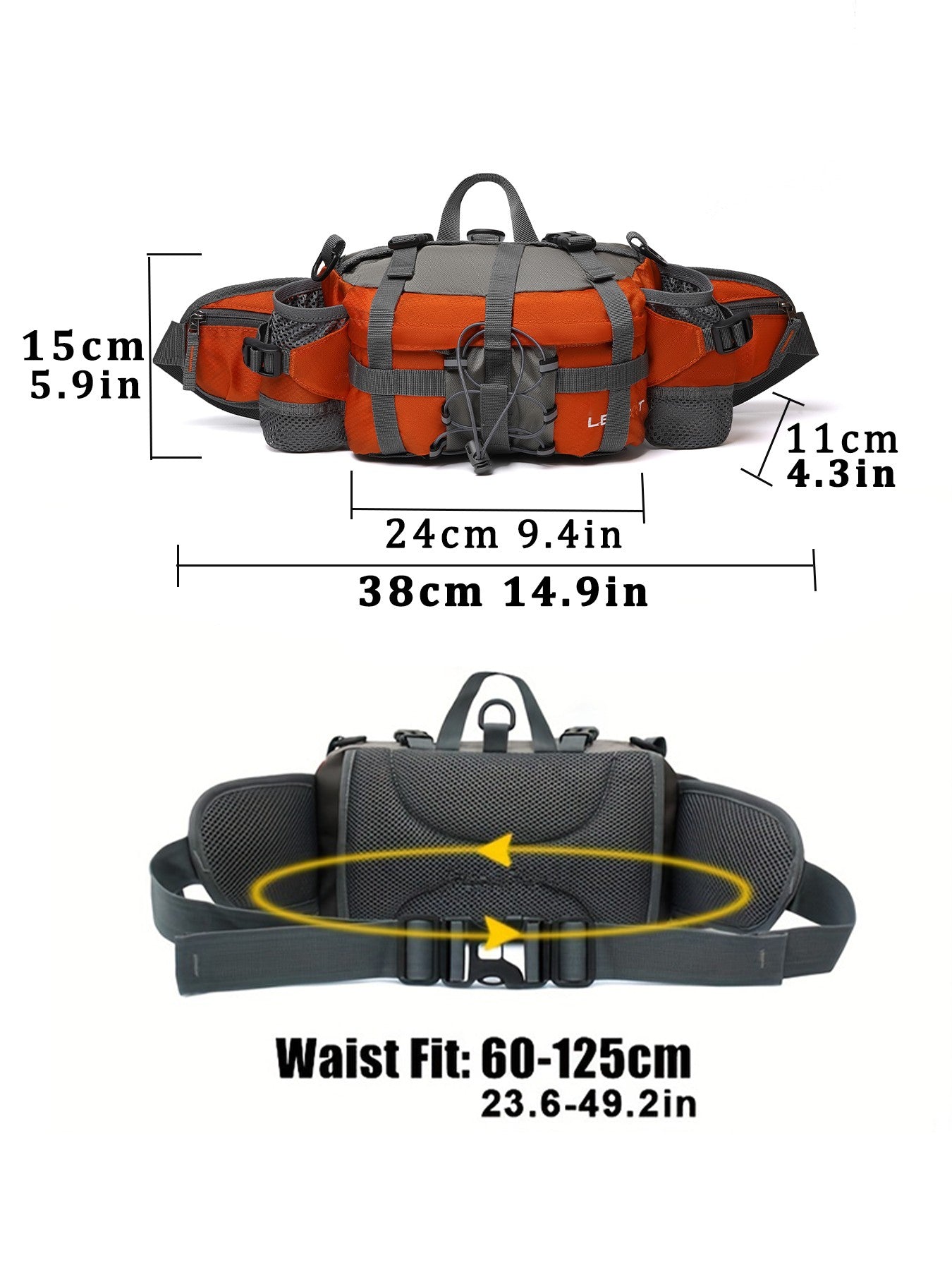 Outdoor Sports Waist Bag Hiking Cycling Climbing Storage Bag Versatile Travel Mountaineering Waist Bag