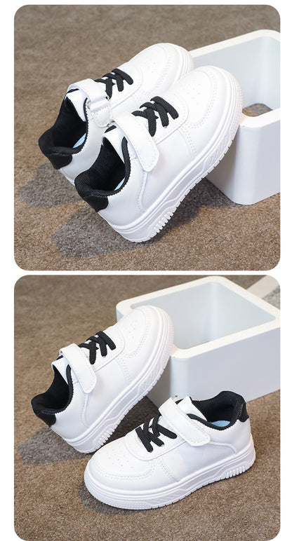 2025 Girl shoe spring Autumn Boy White Shoe Casual Running kid Shoe Anti Slip Soft Sole Sneaker kid tenis Hot selling item