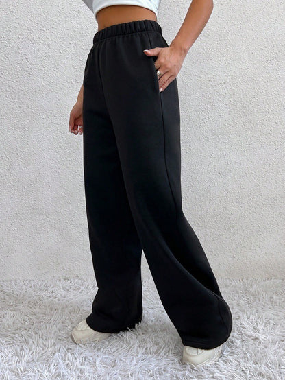 Women's Clothes Pants New Women's Velvet Warm Trousers With High Waist And Drape For Casual Sports Daily Wear Y2k Pants Trousers