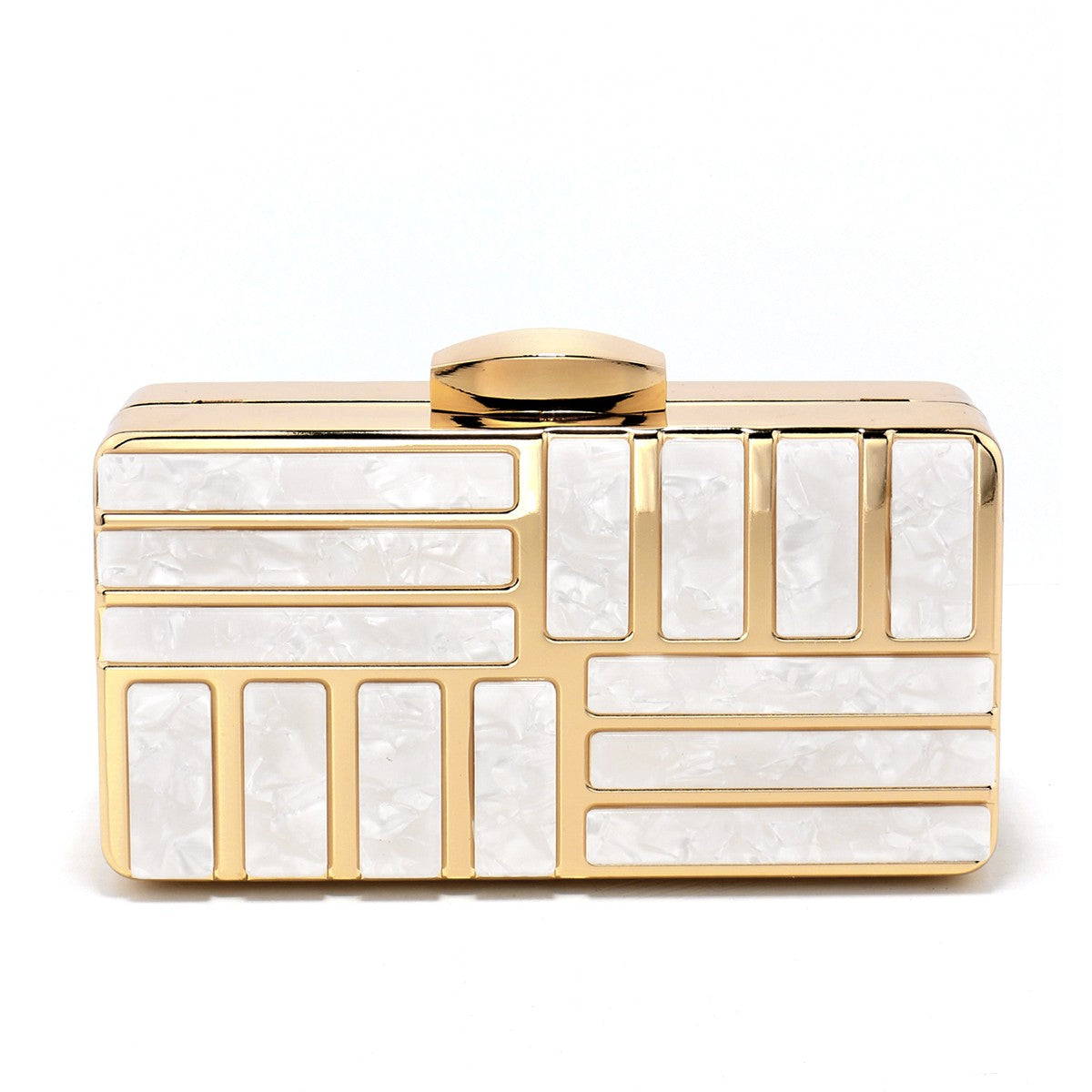 Acrylic Women Clutch Evening Bags Flap Luxury New Arrival Hollow Out Style Glitter Handbags Metal Chain Party Wedding Bridal Pro